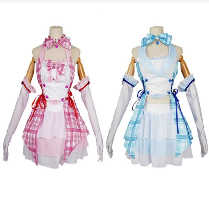 

NEKOPARA Chocola косплей Хэллоуин Рождество костюм новый Idol Catgirl горничная Платье Chocola ванильный костюм для театра