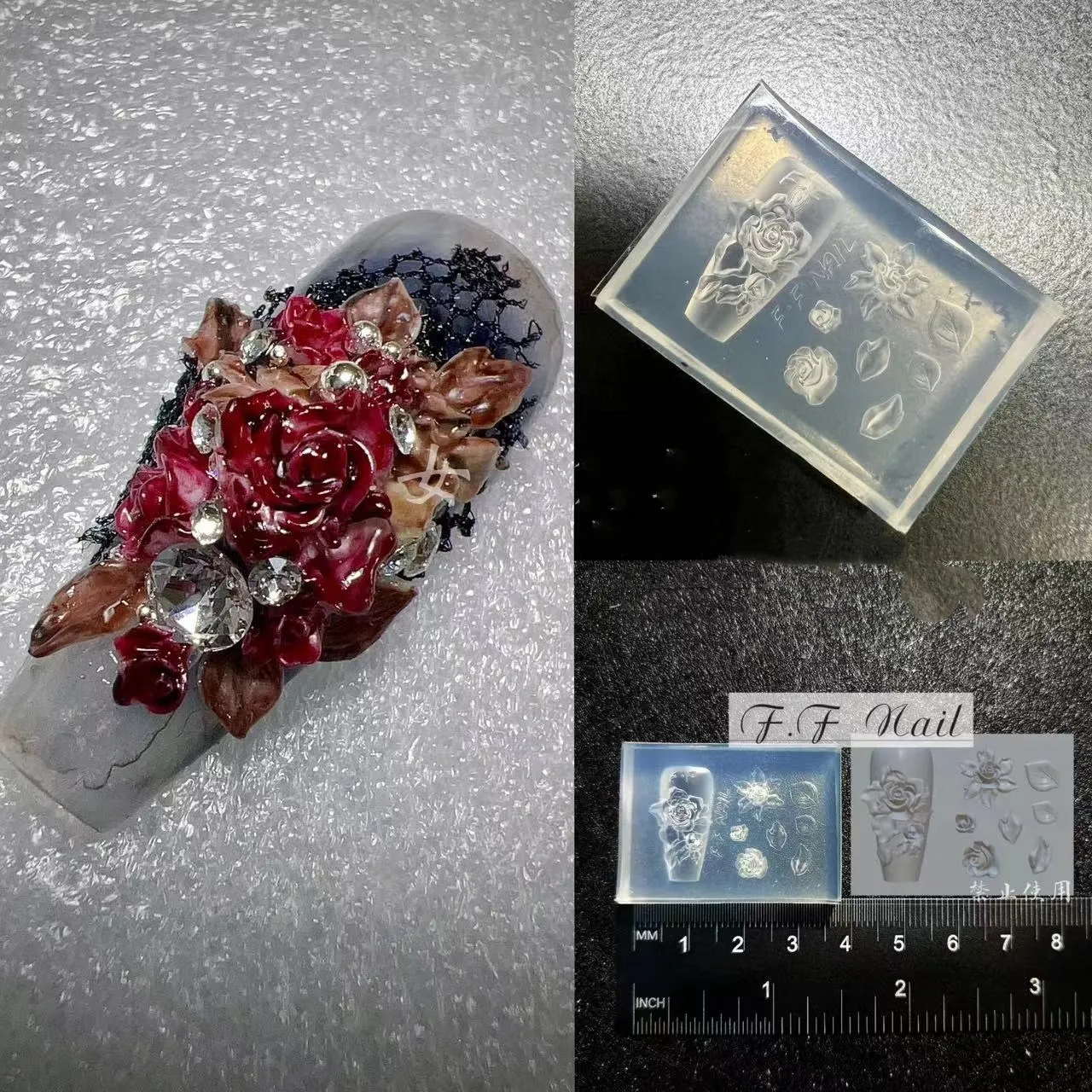 

1 шт., акриловая Форма для ногтей