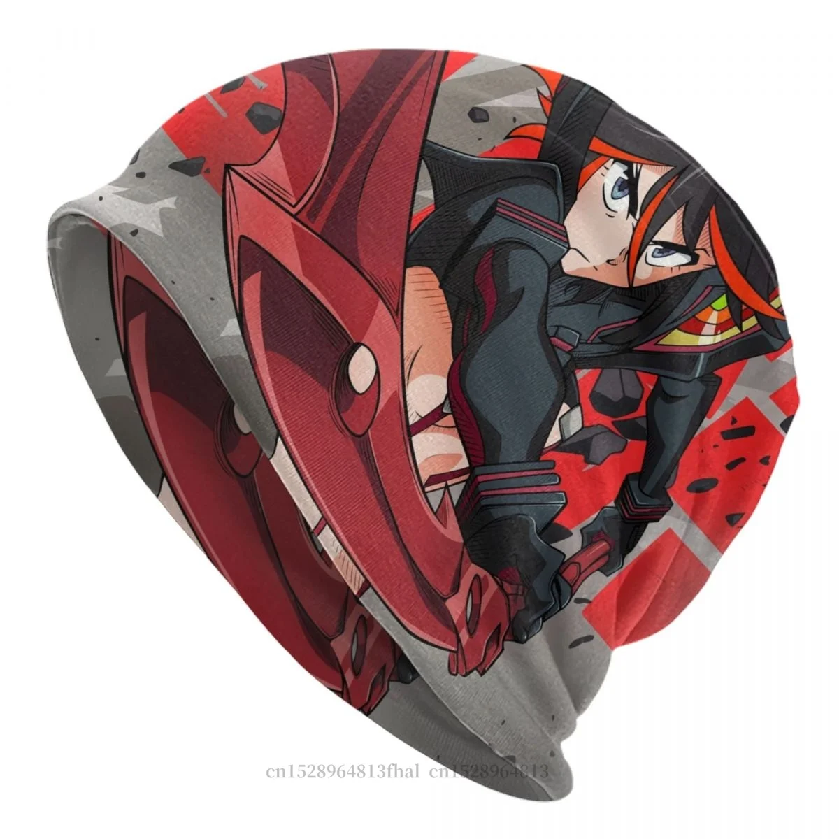 

Шапочка Matoi Ryuko Мужская, осенне-Весенняя тонкая шапка Kill la Kill, шапочки из аниме, облегающие шапки для мужчин и женщин, креативные хлопковые шапки