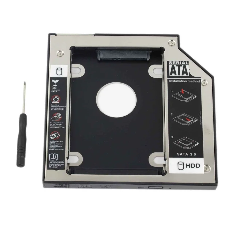 

12.7MM SATA 2nd HDD SSD Hard Drive Adapter Caddy Case For Acer Aspire 5750 5750G 5750Z 7740 7740G 7740ZG 7750 7750G