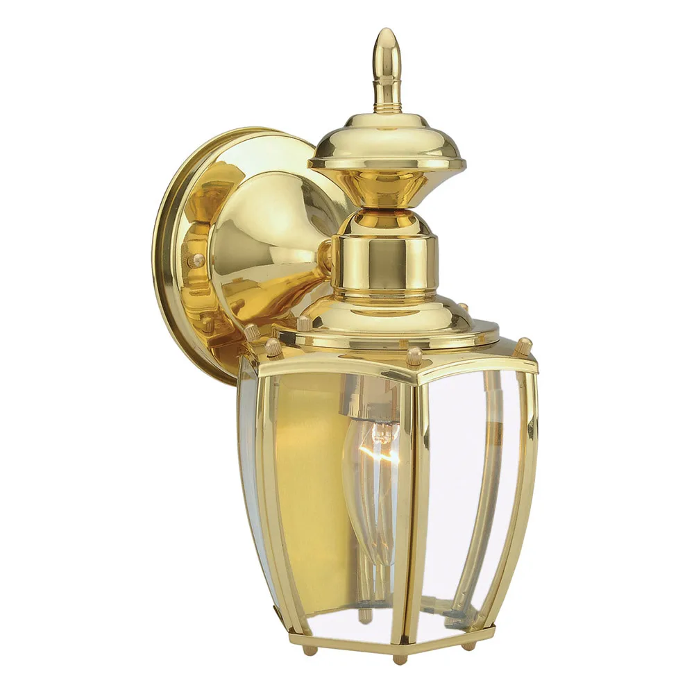 

Outdoor Downlight Sconce in Brass