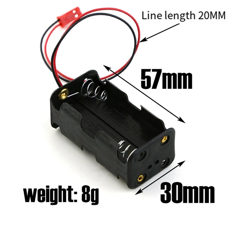 16 упаковок 6 В 4XAA батарейный контейнер чехол-держатель коробка JST Plug Receiver для HSP