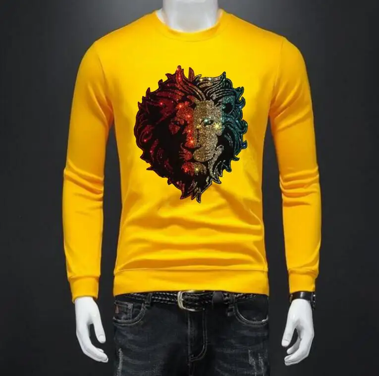 

Мужские толстые дизайн для детей зимняя одежда с длинным рукавом стразы для мужчин толстовки повседневные мужские Толстовки Прохладный му...