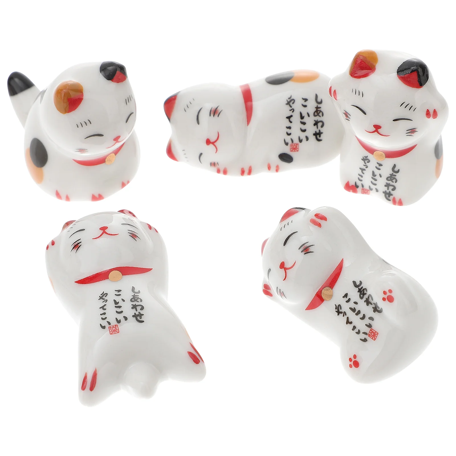 

Rest Chopstick Cat Holder Chopsticks Ceramics Rack Stand Tableware Ceramic Japanese Lucky Mini Rests Spoon Utensils Figurine