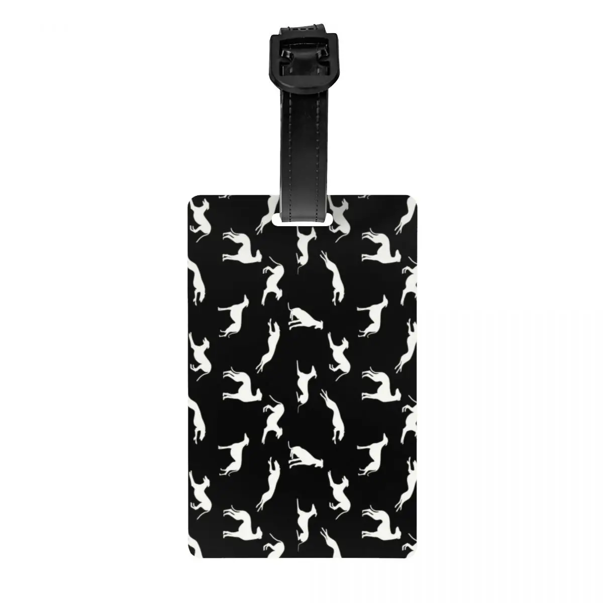 

Бирки для багажа с силуэтами Грейт для чемодана для путешествий с изображением собаки