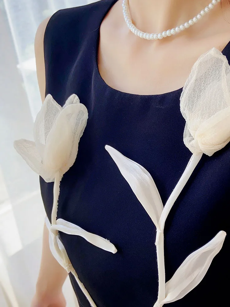 Женский комплект одежды DABUWAWA из 2 предметов жилет без рукавов с украшением в виде