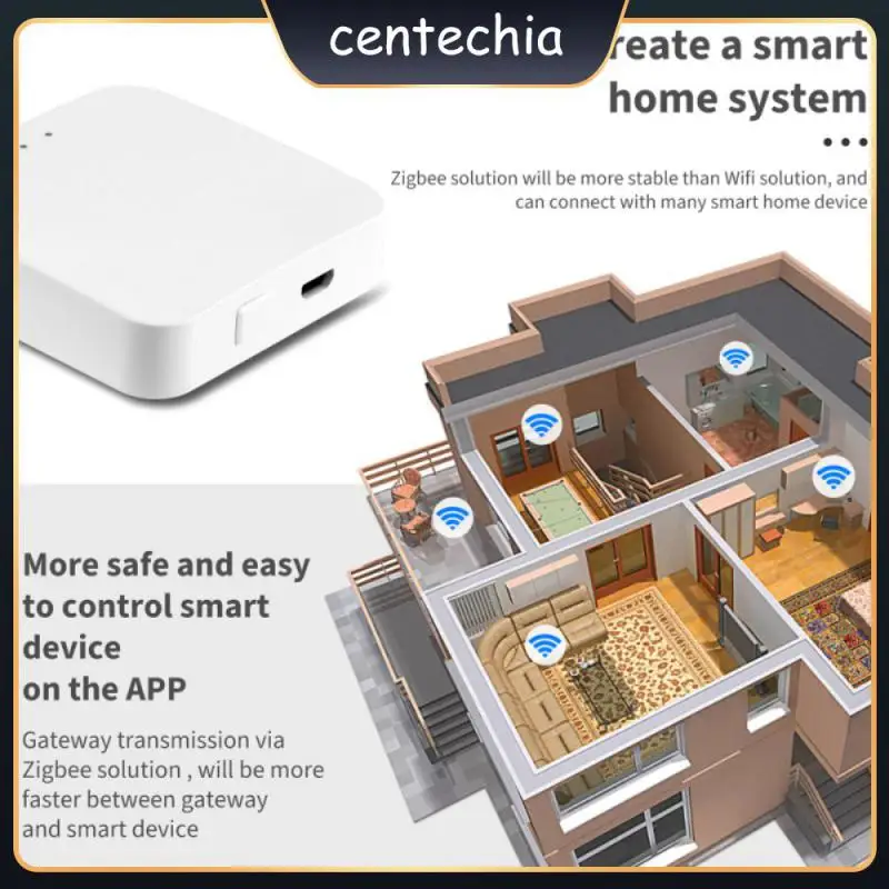 

Zigbee Devices Wireless Stable Concentrator Wifi Multi-model Smart Gateway Hub Via Smart Life App Works With Alexa Smart Home