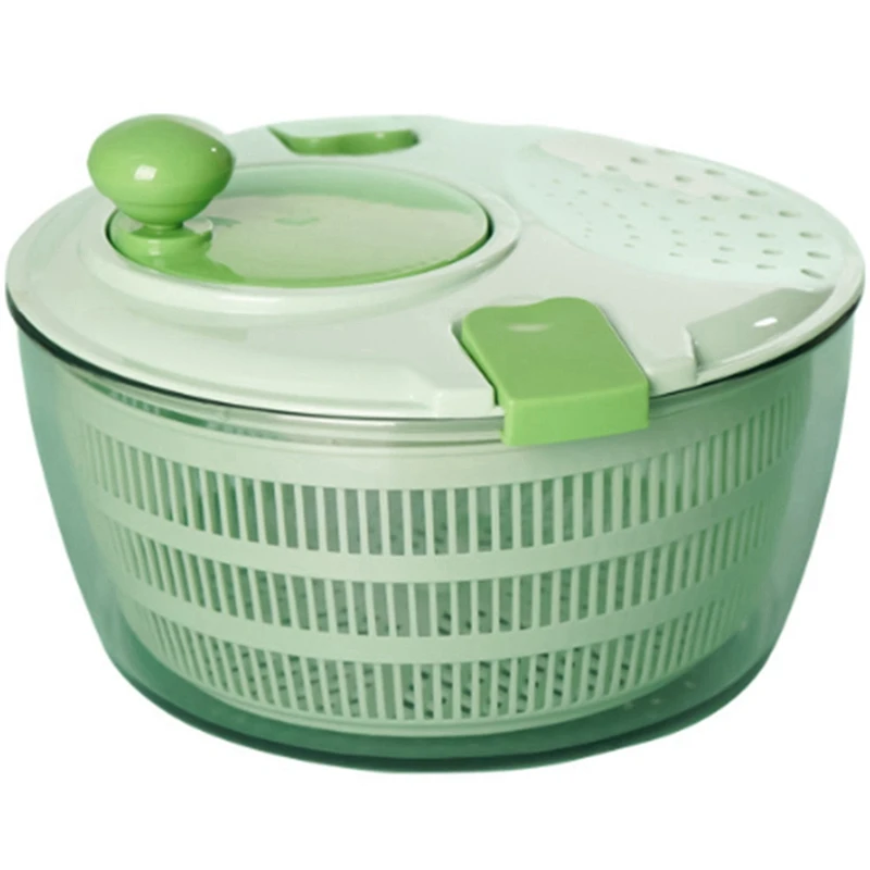 Кухонная сушилка для овощей 4 л шайба салата с предохранительной крышкой и