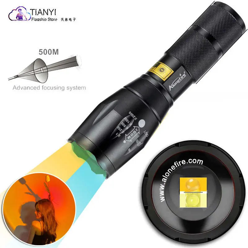 

E17 color zoom flashlight sunset sunset light orange light yellow light sun does not set photo photography backlight contour LED