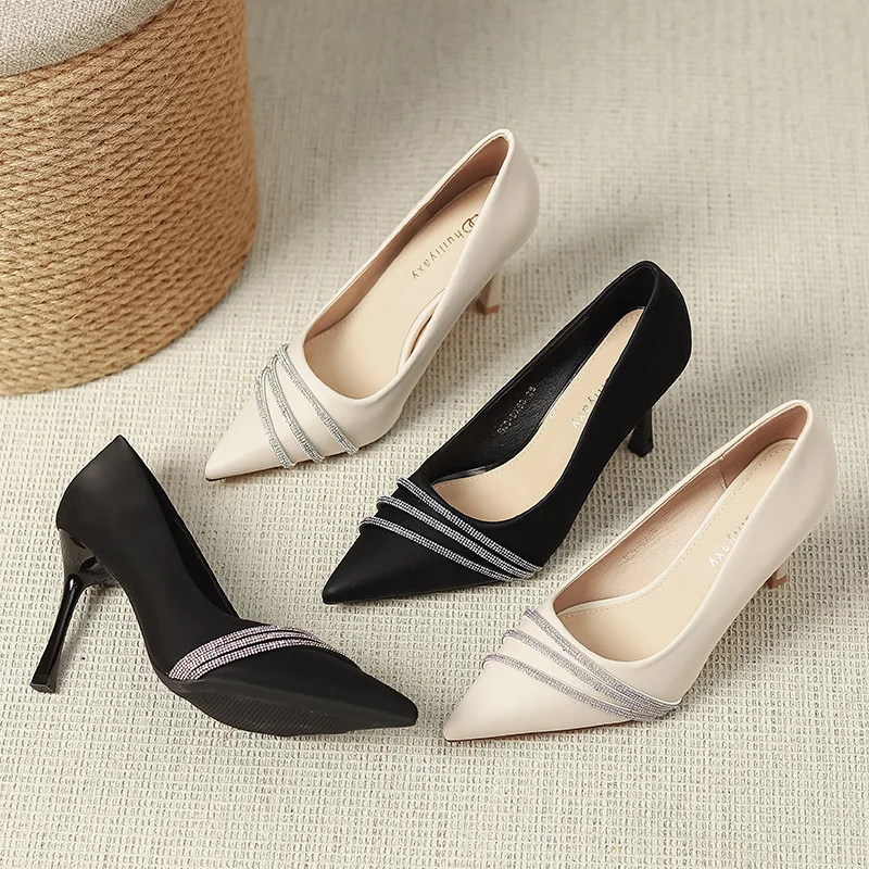 Босоножки женские без шнуровки сандалии на высоком каблуке 12 см пикантные