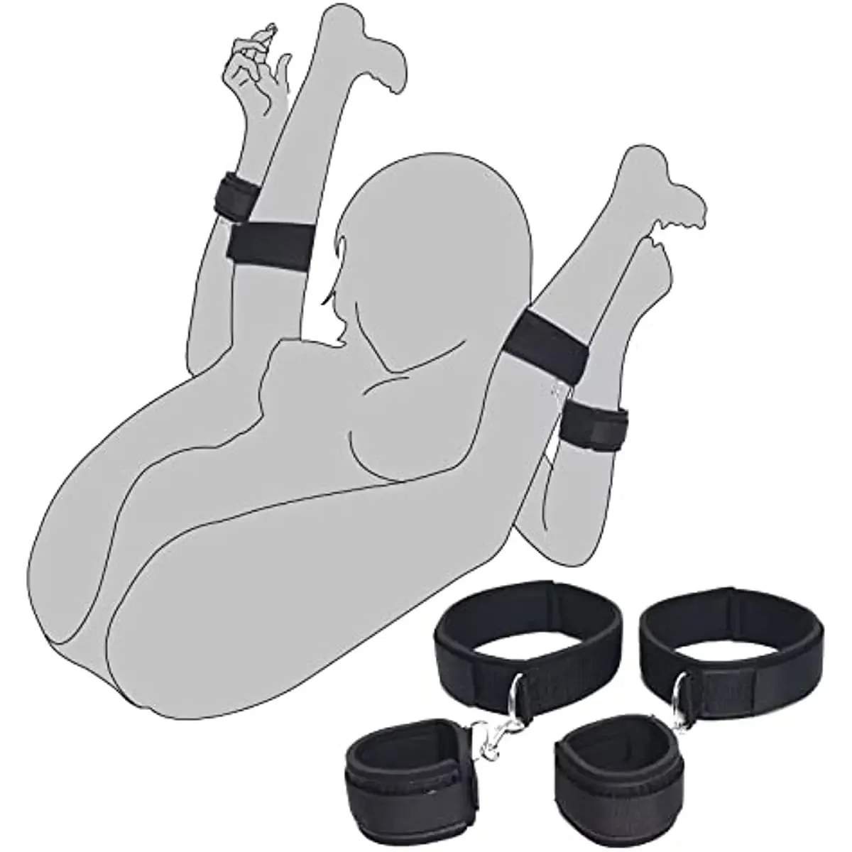 

БДСМ ограничительная деталь бондаж наручники лодыжки набор для взрослых игр эротические аксессуары для мужчин пары геев