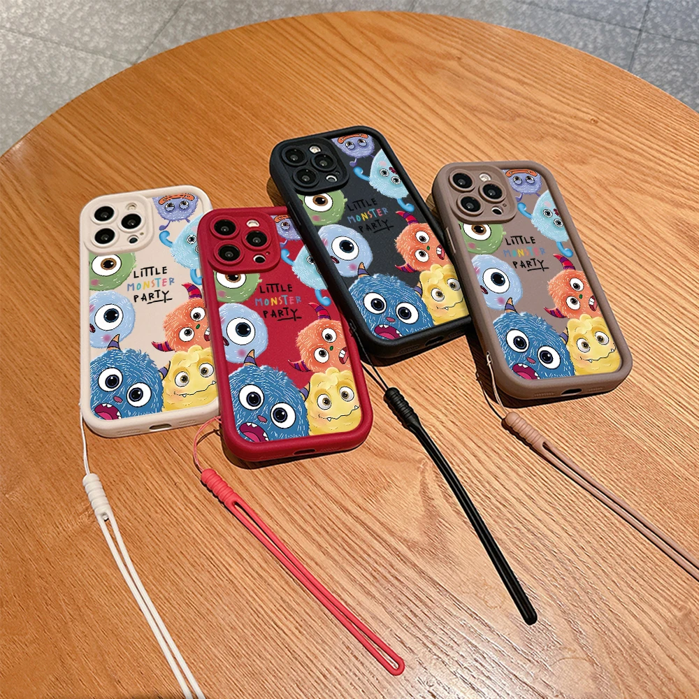 Чехол для телефона Disneies с изображением маленького монстра IPhone 15 14 13 12 11 Pro Max Mini XR XS