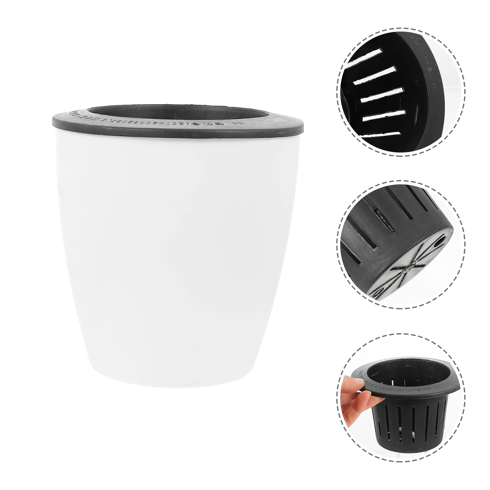 

Watering Self Potsviolet African Planterplanters Pot Indoor Inchcontainer 5Inch Hydroponic Nursery Water Plantingvase