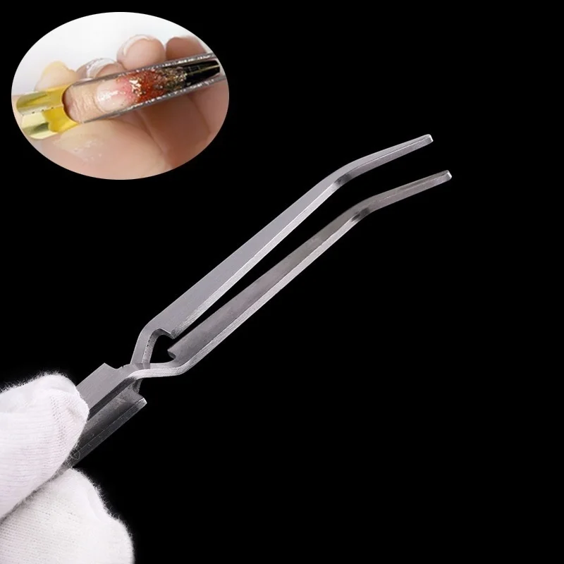 

Sdotter 1pcs Forceps for Shaping Nail Crystal