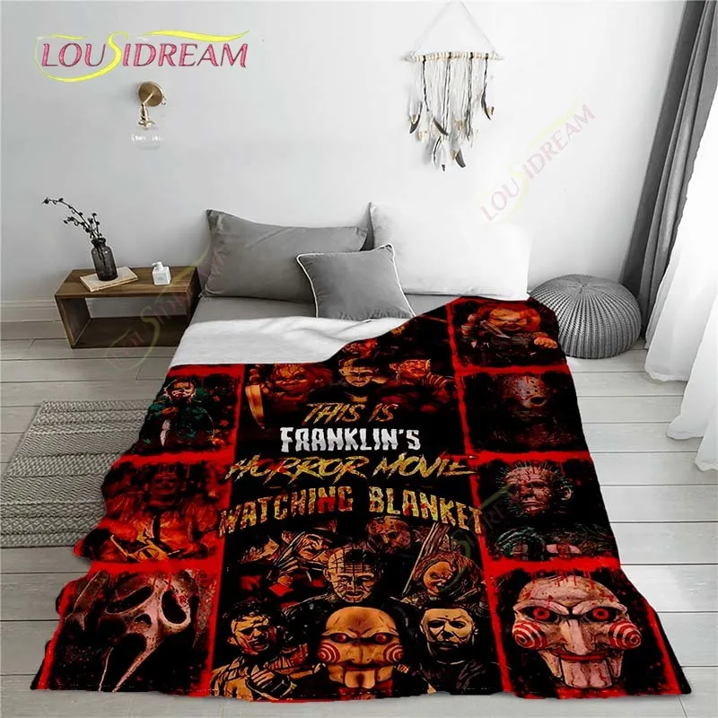 

Одеяло фланелевое однослойное для спальни, хэллоуина, украшение для дома для детей и взрослых
