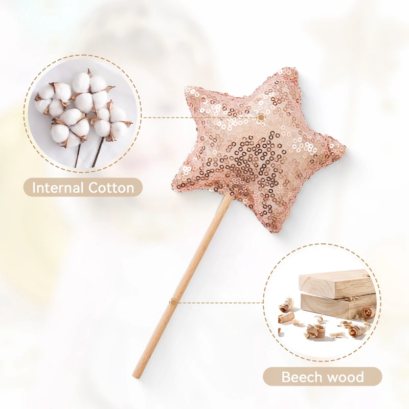 5 шт. деревянные погремушки для детей из бука