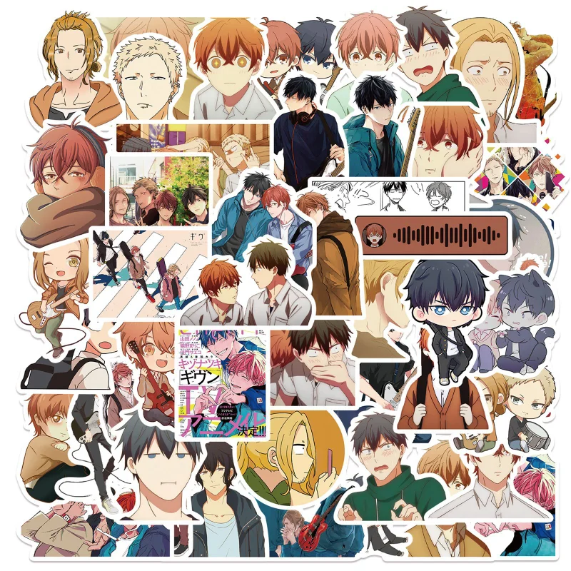 

10/30/50pcs Japan Bl Manga Anime Given Stickers for Luggage Laptop Ipad Skateboard Notebook Toys Guitar Journal Sticker Gifts