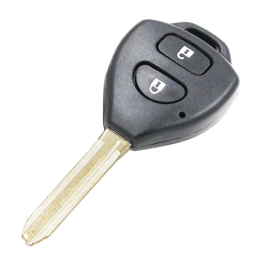 2/3 кнопочный телефон 433 МГц 4D67 чип TOY43 необработанное лезвие для Toyota RAV4 Corolla Camry 2006