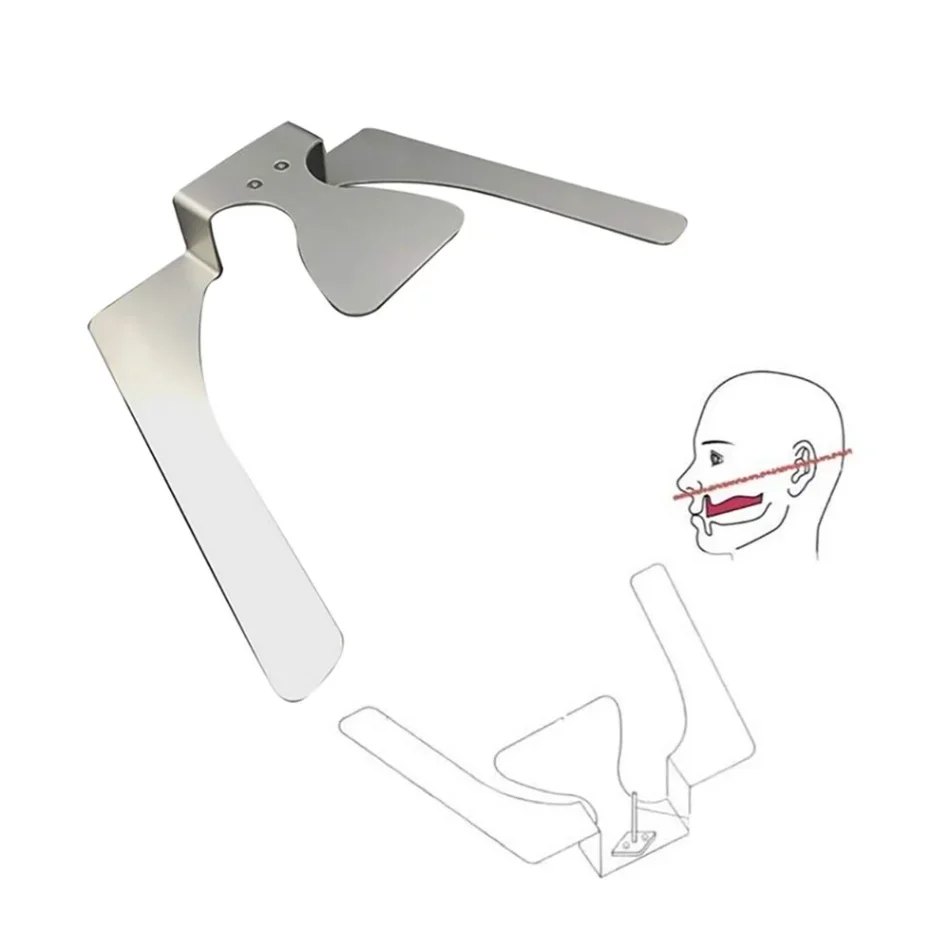 Стоматологическая ортодонтическая 3D окклюзионная литая челюсть Fox Plane Plate Полный