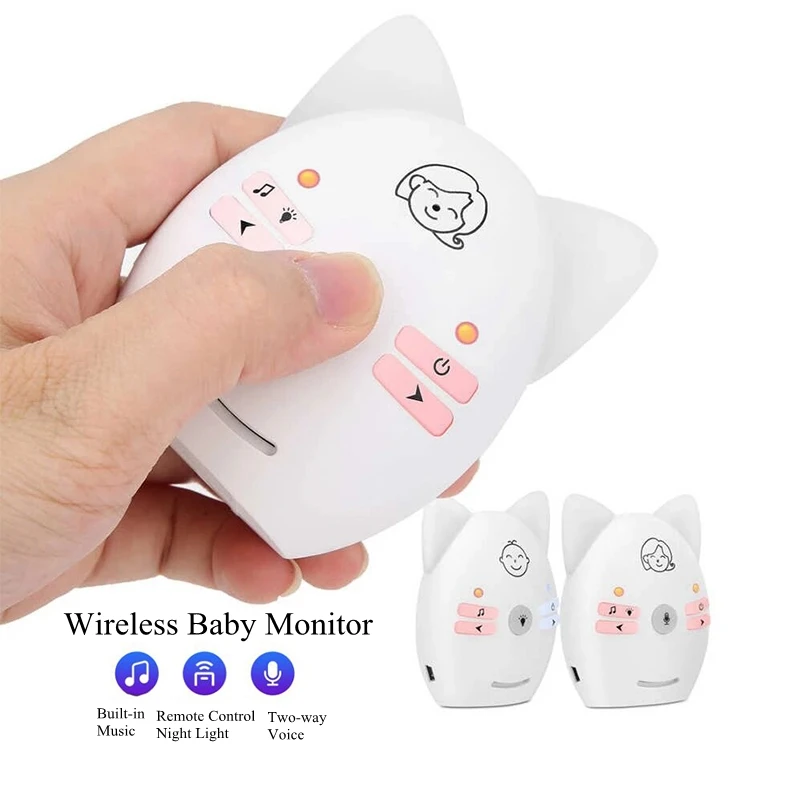 

Babyphone Baby Monitor Night Light Wireless Cry Babies Nanny Infant Audio Monitor Bebe Two Way Talk Home Security Device
