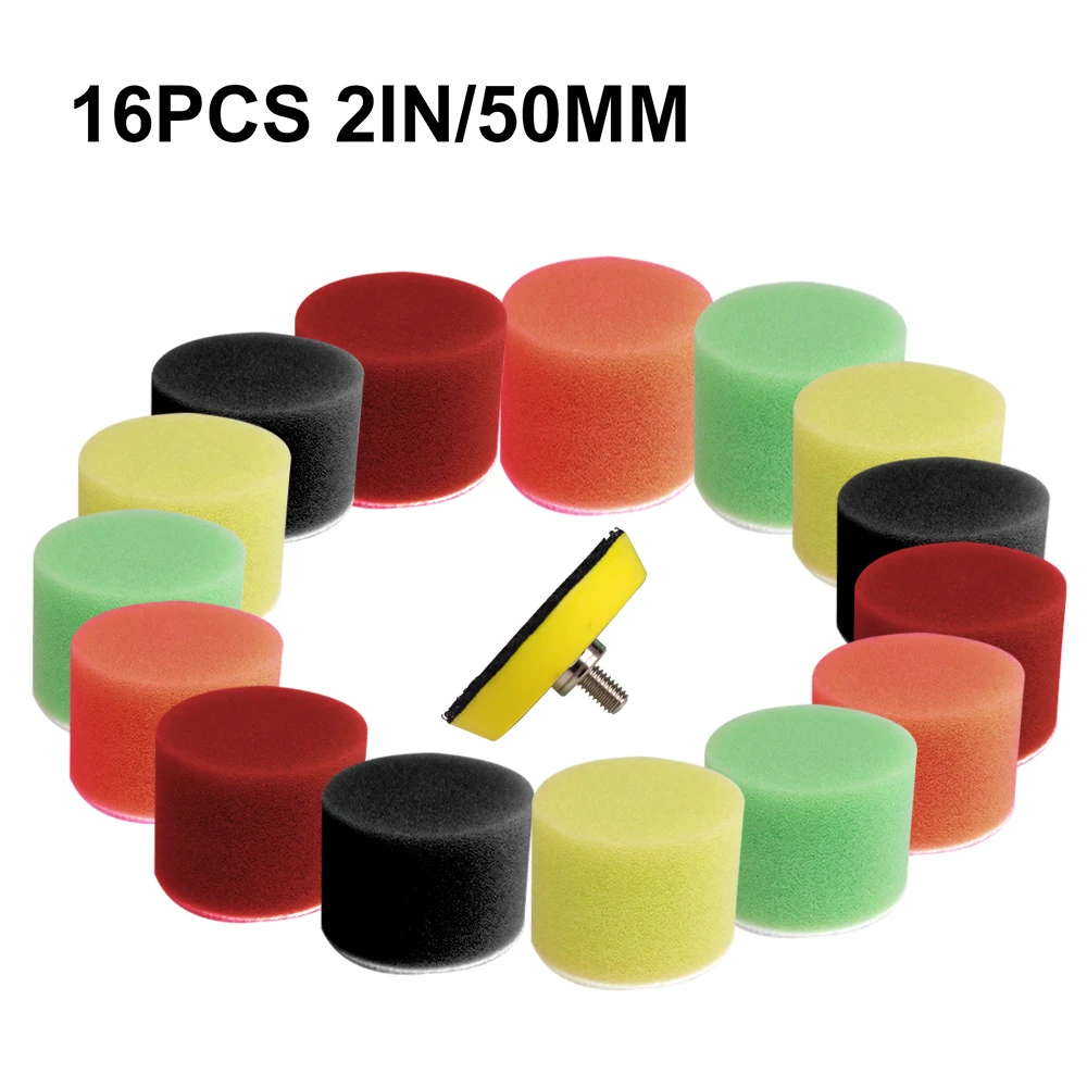 

Набор Из 16 Полировальных Насадок 2'' (50 Мм) Для Пневматической Шлифовальной Машины, Для Полировки, Вощения И Чистки Автомоб...