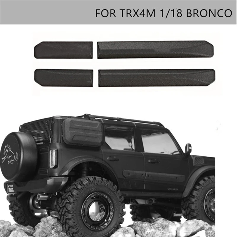 

Трехмерная пластина против царапин TRX4M для 1/18 RC Crawler Traxxas TRX-4M Бронко Defender, обновленные детали, 1 пара