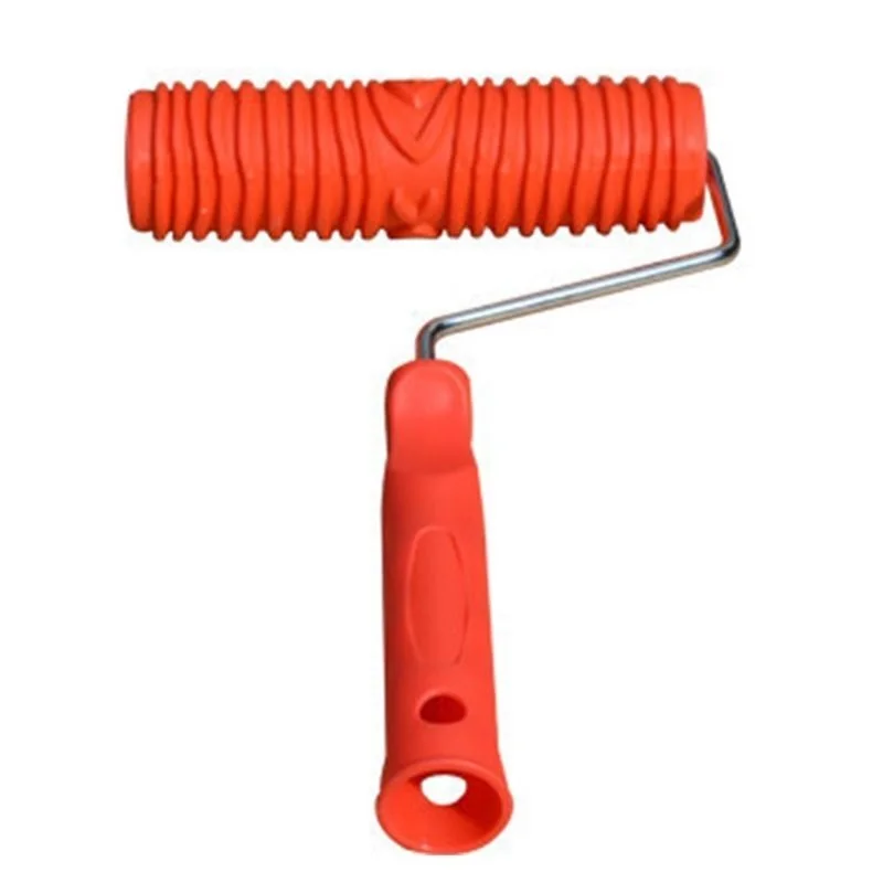 

Embossed Paint Roller Sleeve Wall Texture Stencil Brush Pattern Art Rollers Hou Tools Painting Hand Tools Construction Tools