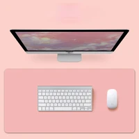 pu leather office desk protector mat keyboard mouse pad waterproof mats for desktop pc computer laptop