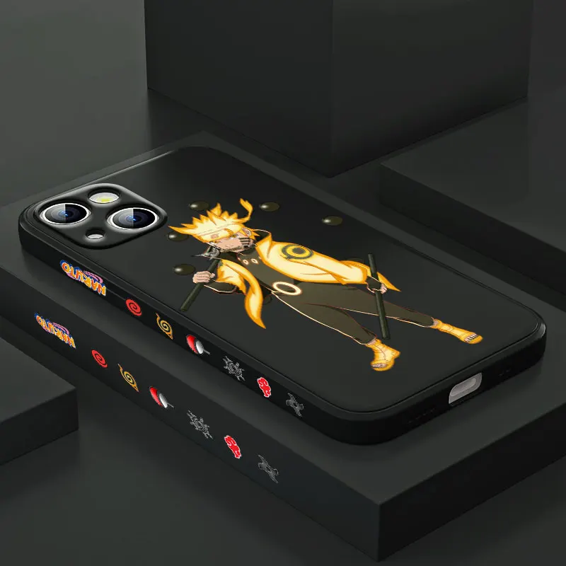 

Naruto Anime Cool For Apple iPhone 13 12 Mini 11 Pro XS MAX XR X 8 7 6S SE Plus Liquid Left Silicone Phone Case Funda Coque Capa