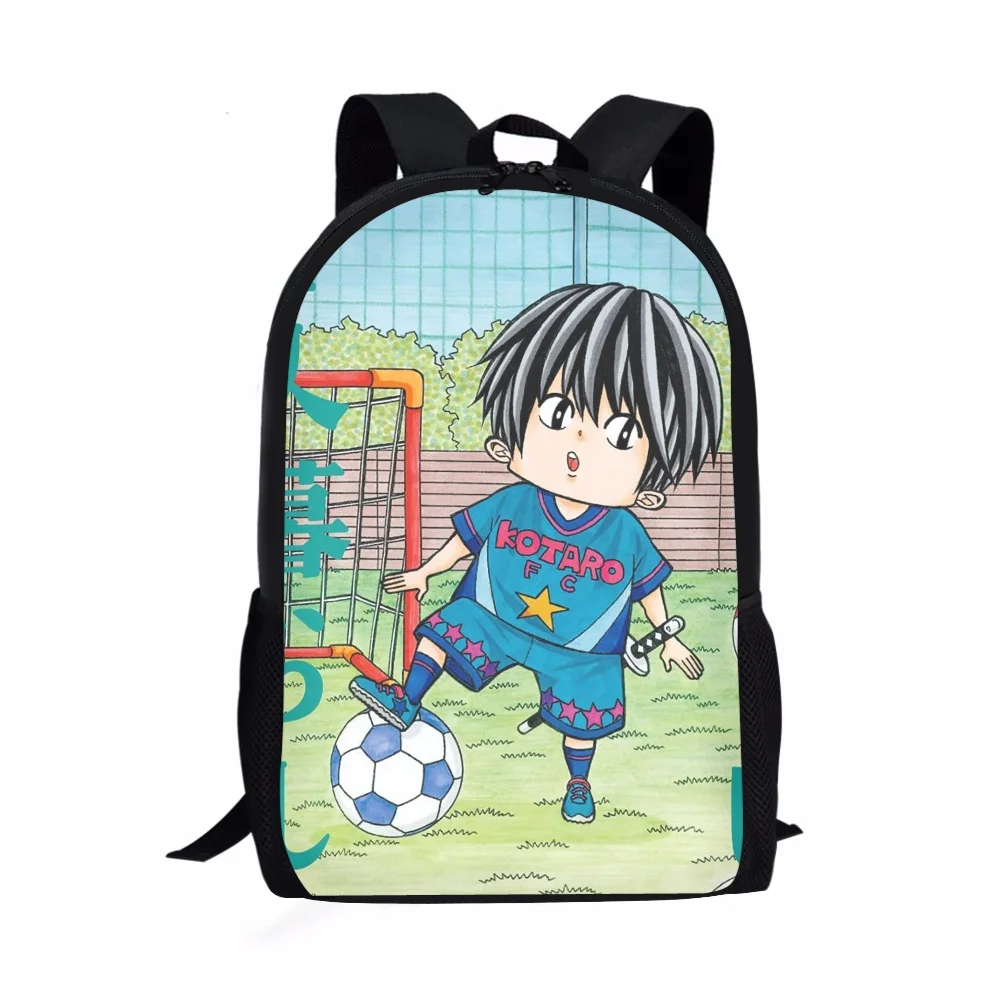 Nopersonality Big Backpack for Teen Boys Kotaro Lives Alone Print Student Shoulder Book Bags Children Cartoon Backbag Mochila