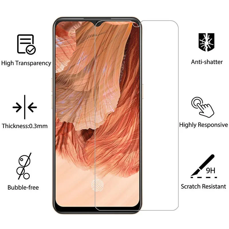 Защитное закаленное стекло для oppo f17 защитная пленка экрана oppof 17 17f 6 44 OP opo op