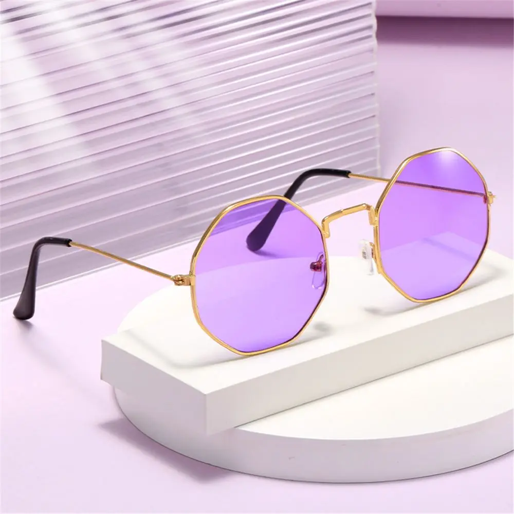 

Retro Octagonal Polygon Sunglasses Ocean Lenses Sunglasses Women/Men UV400 Protection Eyewear Summer Shades