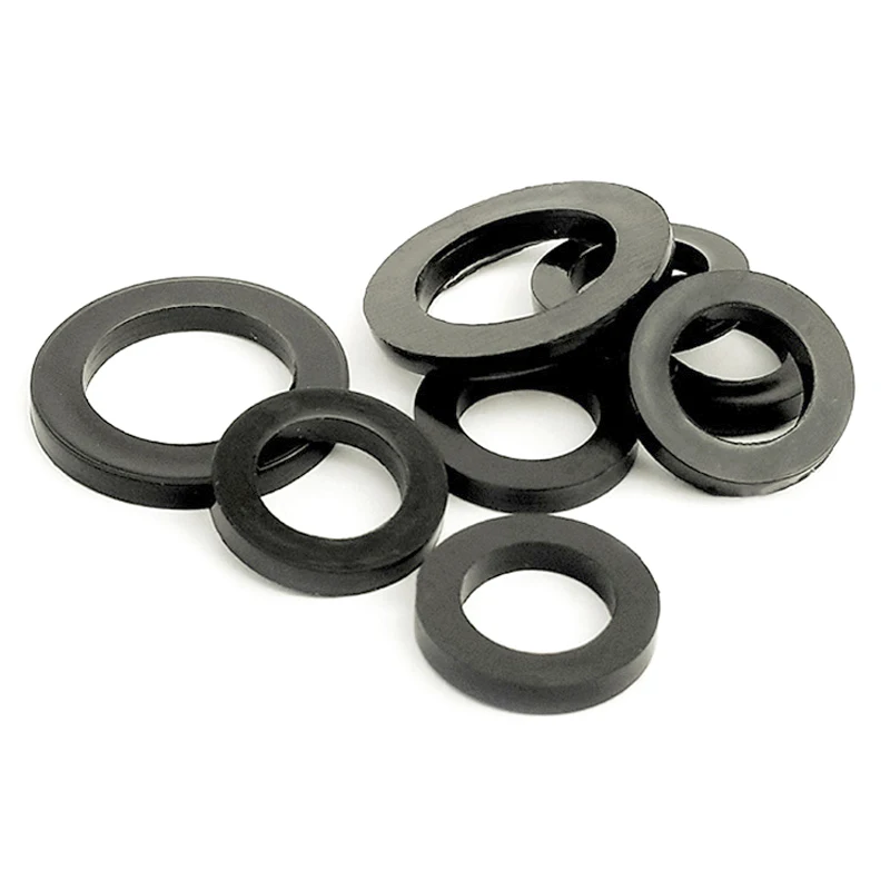

M2-M20 Black Insulating Ring Sealing Flat Washer Nylon Gasket Combination Kit Home Improvement 5-100pcs
