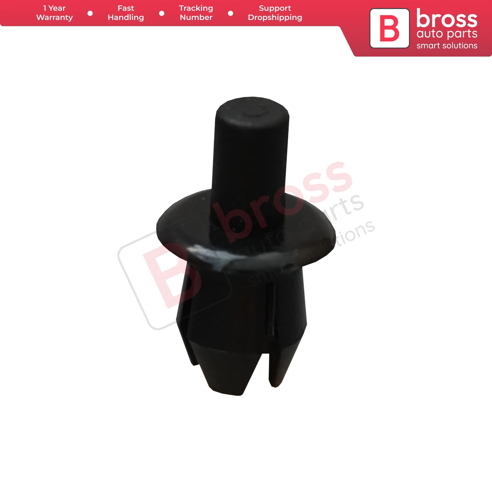 Автозапчасти Bross BCF5060 10 шт. фиксатор нажимного типа черный для Mercedes: 1239900292 VW Audi:
