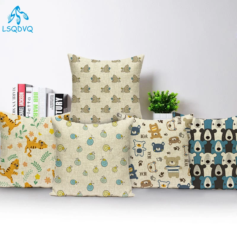 Пасхальные животные собака волк кошка наволочки для детской кровати украшение