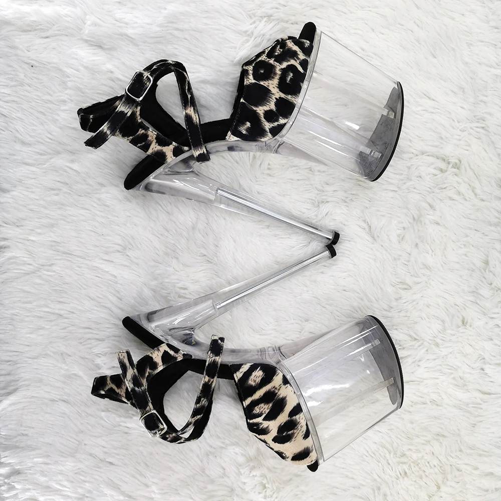 Leecabe 8Inch/20cm Women's Platform Sandals  party High Heels Shoes Pole Dancing Shoes