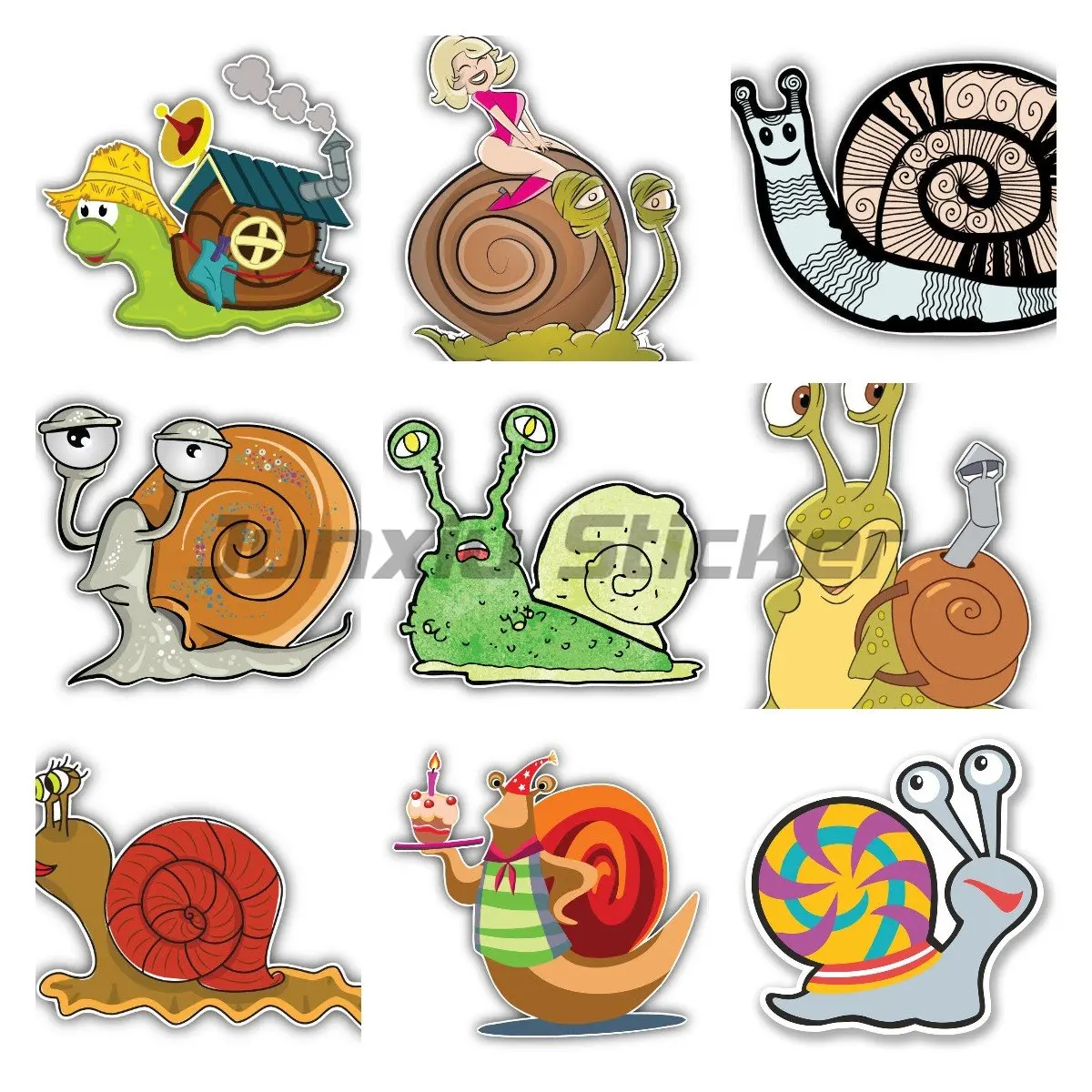

Snail Turbo Boutique Decals Exterior Accessories Car Sticker Vinyl Decal Motorcycle Vehicle Decor