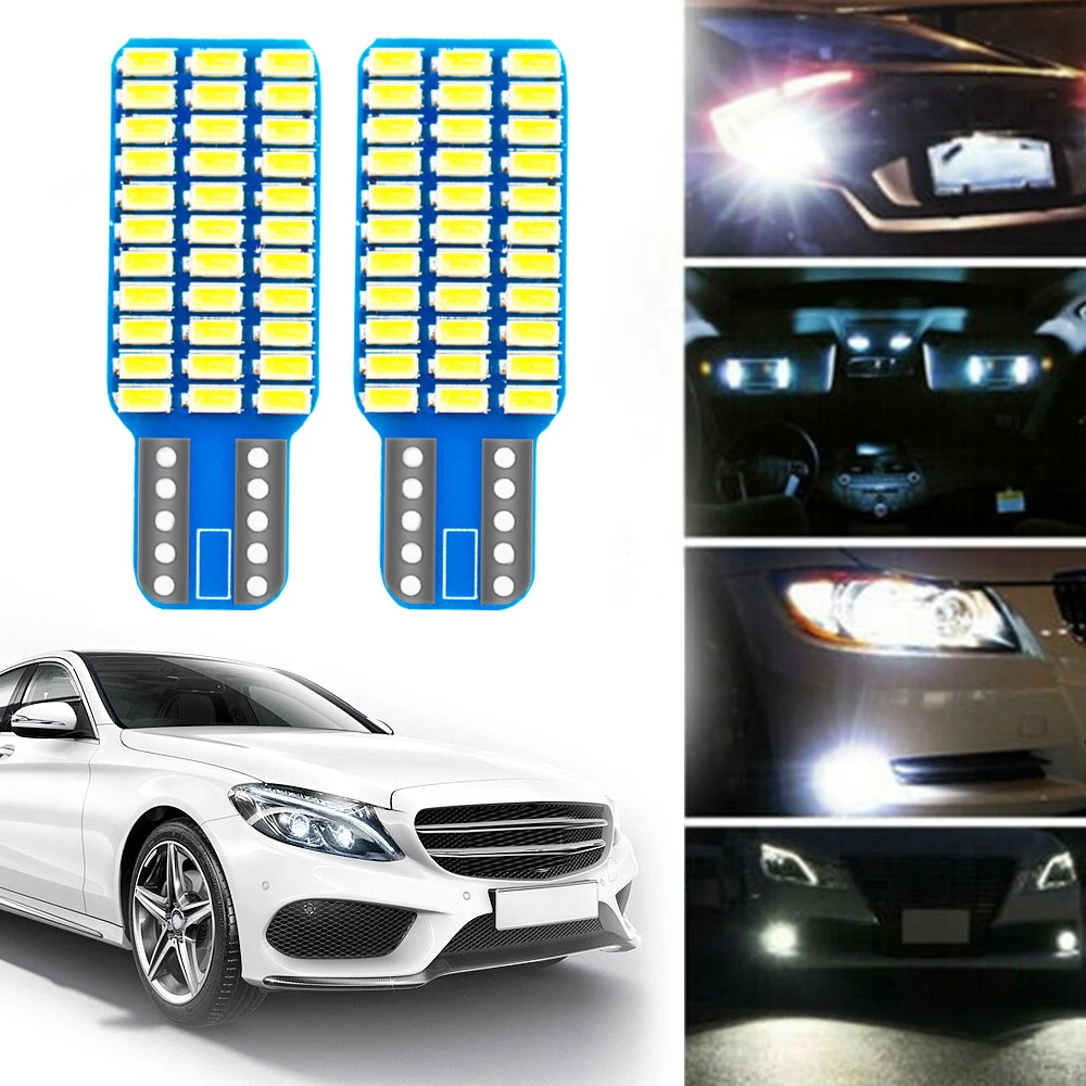 

2 шт., Автомобильные светодиодные лампы T10 W5W 3014 33SMD