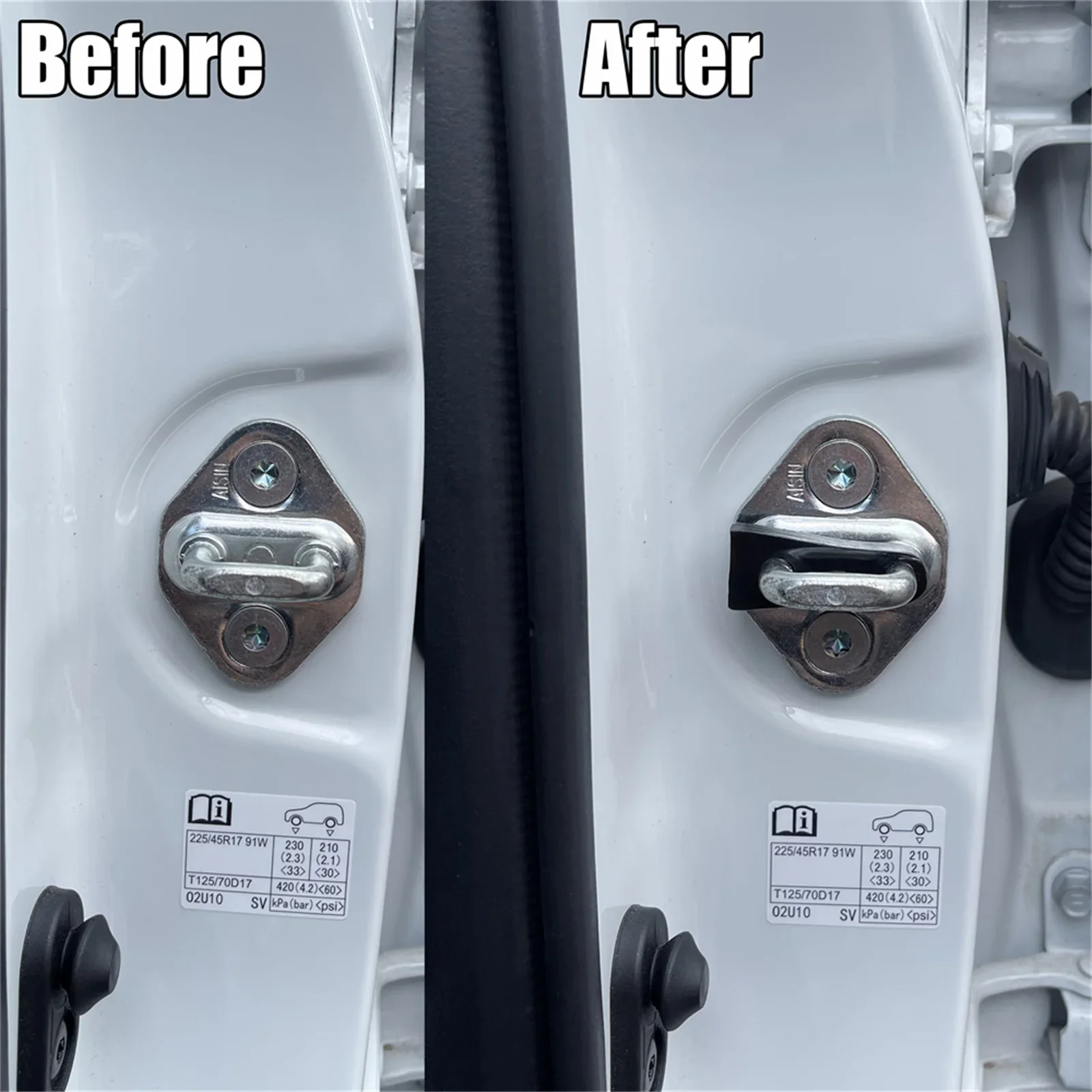 Mazda 3 6 Дверной Замок Звуковой Демпфер Противоскрывные Накладки Материал TPE