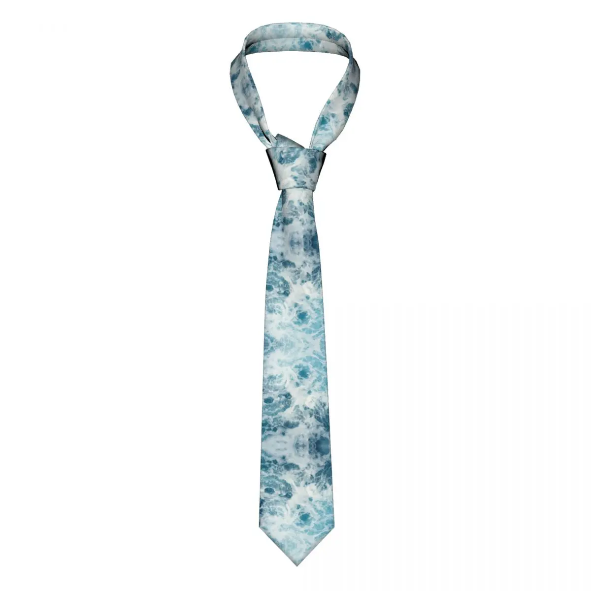 

Sea Waves In The Ocean Bohemian Necktie Men Women Skinny Polyester 8 cm Narrow Neck Tie for Men Shirt Accessories Gravatas