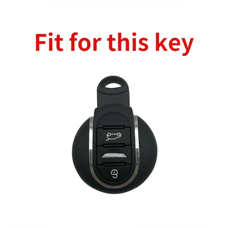 Фото Кожаный чехол-брелок для автомобильных ключей BMW MINI COOPER S ONE JCW F54 F55 F56 F57 F60 CLUBMAN COUNTRYMAN, сумка для ключей №2
