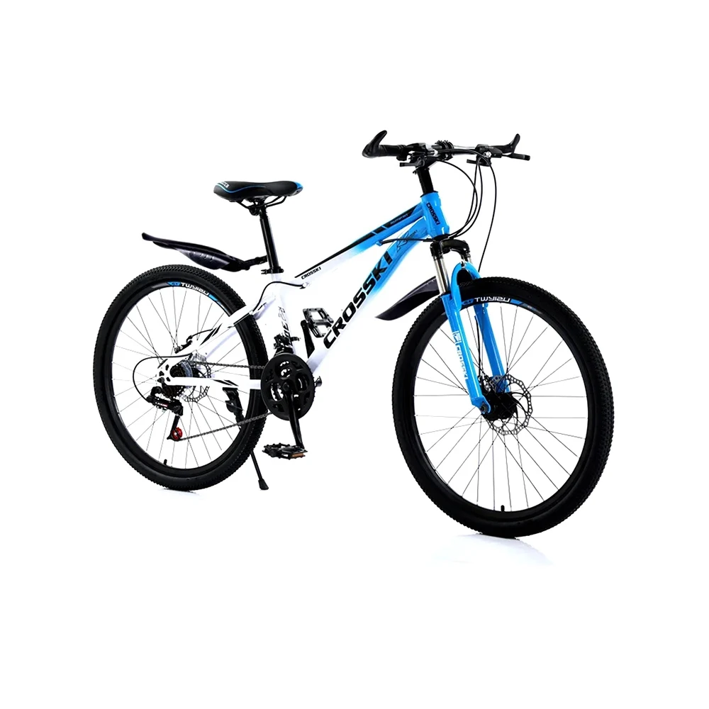 

24/26 Inches Mountain Bike 21/24/27/30 Speed Bicycle Aluminum Alloy Handle Anti Slip Pedal Strong Shock Absorption