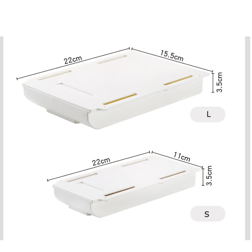 Самоклеящийся Настольный ящик для хранения из АБС-пластика под столом