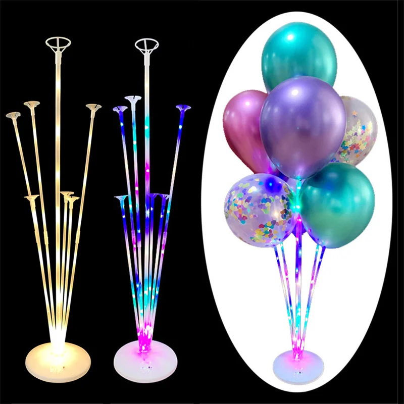 

1/2Set Balloons Stand Confetti Balloon Column Holder Stick Wedding Birthday Party Eid Decoration Adult Kids Baby Shower Supplies