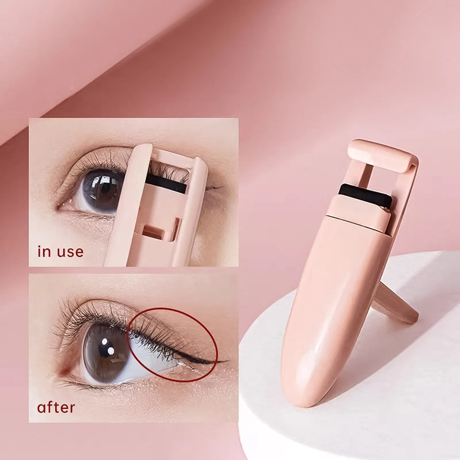 

Partial plastic eyelash curler Portable partial mini eyelash maker