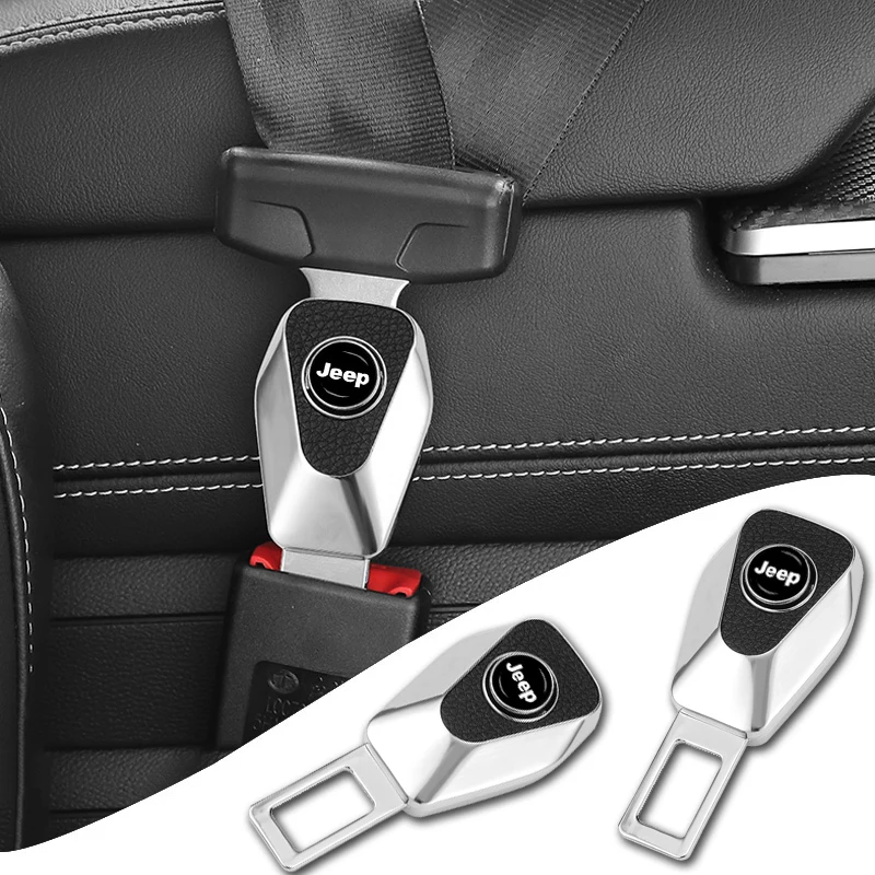 

1Pc Car Safety Extension Buckle Extender Clasp Insert Plug Clip For JEEPs Grand Cherokee WJ WK WK2 KJ KK Compass libertad TJ JK