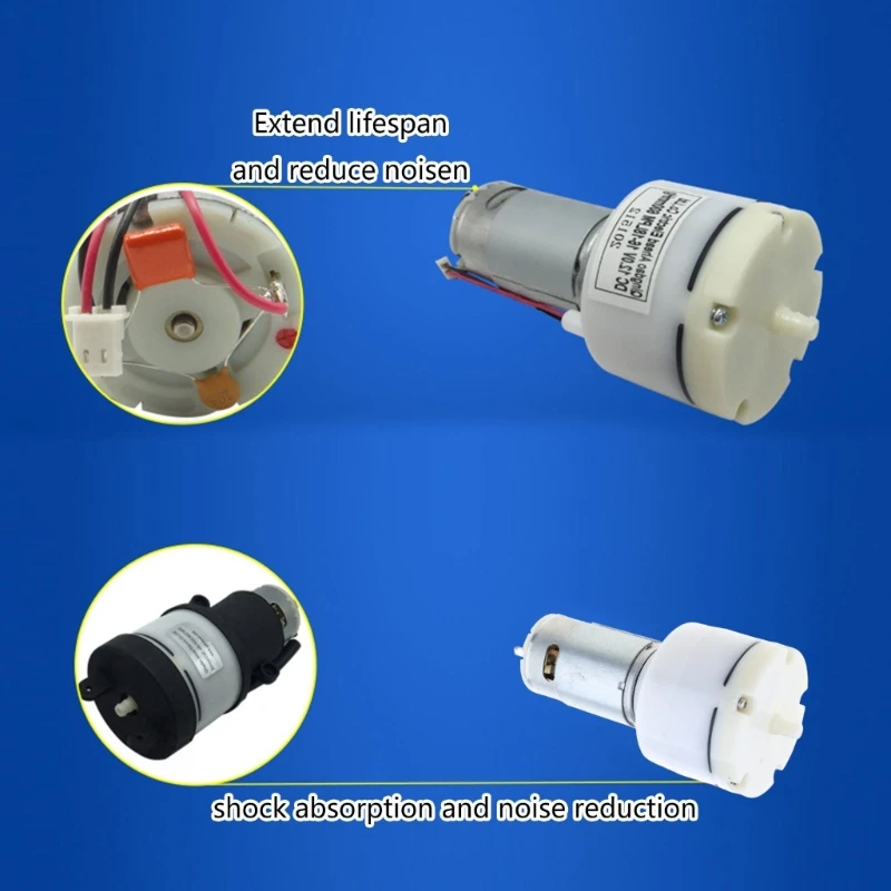 Портативный 555 моторный воздушный насос миниатюрный вакуумный подходящий для