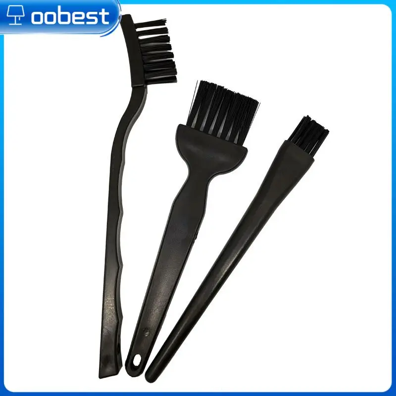 

Home Goods Black Plastic Small Portable Handle Nylon Anti Static Brushes Cleaning Keyboard Brush Kit Household Cleaning Tools