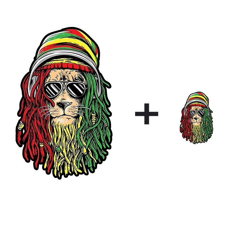 Ful Hat Hair Lion King Thermal Heat Transfer Sticker On Clothes Diy A-level Washable Iron On Patches Print-on T-shirt Decor