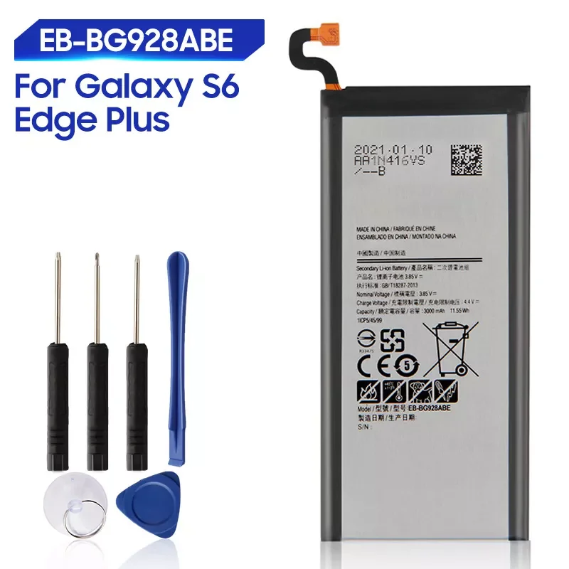 

2023NEW Replacement Battery For Samsung Galaxy S6 edge Plus G928P G9287 G928F G928V G9280 SM-G9280 S6edge+ EB-BG928ABE EB-BG928A